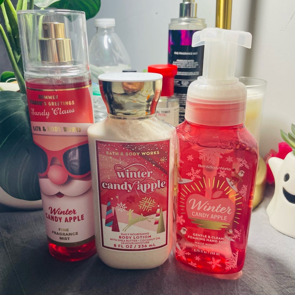 Bath & Body Works Winter Candy Apple Set
